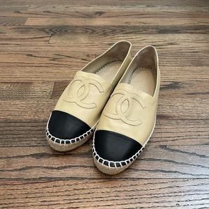 Chanel Leather Espadrilles